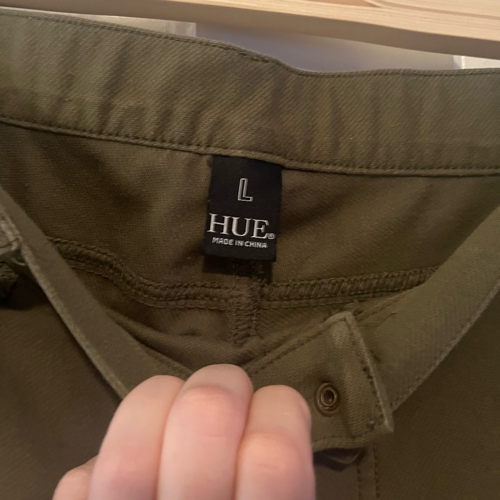 Hue Army Green Jeggings